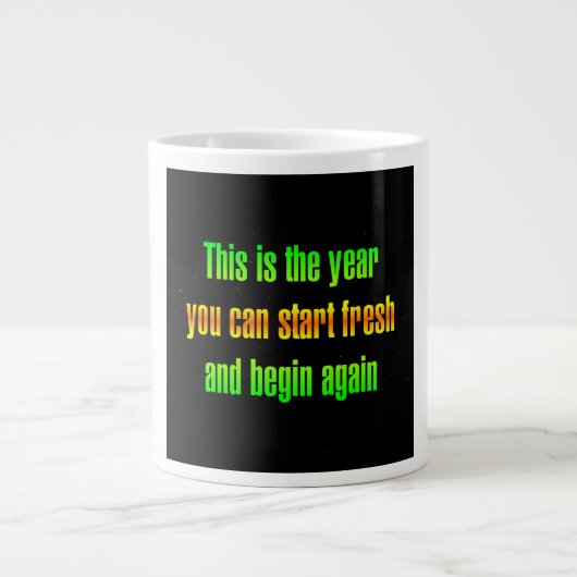 Ermutigungszitat # 224 Jumbo-Tasse (Vorderseite)