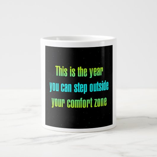 Ermutigungszitat # 227 Jumbo-Tasse (Vorderseite)