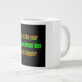 Ermutigungszitat # 229 Jumbo-Tasse (Vorderseite Rechts)