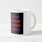 Ermutigungszitat # 231 Jumbo-Tasse (Vorderseite Rechts)