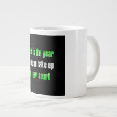 Ermutigungszitat # 238 Jumbo-Tasse (Vorderseite Rechts)