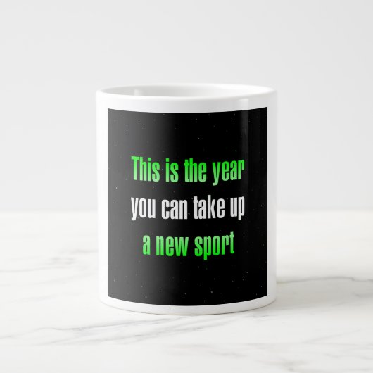 Ermutigungszitat # 238 Jumbo-Tasse (Vorderseite)