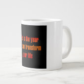 Ermutigungszitat # 241 Jumbo-Tasse (Vorderseite Rechts)