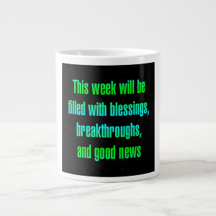 Ermutigungszitat # 243 Jumbo-Tasse