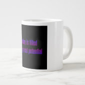 Ermutigungszitat # 244 Jumbo-Tasse (Vorderseite Rechts)