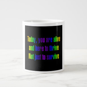 Ermutigungszitat # 245 Jumbo-Tasse