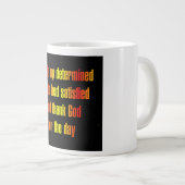 Ermutigungszitat # 251 Jumbo-Tasse (Vorderseite Rechts)