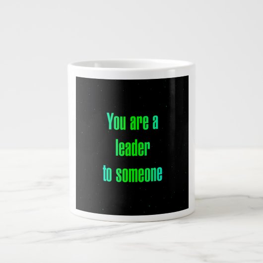Ermutigungszitat # 260 Jumbo-Tasse (Vorderseite)