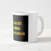 Ermutigungszitat # 267 Jumbo-Tasse (Vorderseite Rechts)