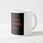 Ermutigungszitat # 275 Jumbo-Tasse (Vorderseite Rechts)