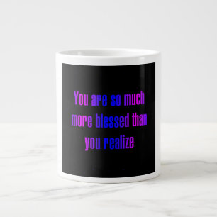 Ermutigungszitat # 277 Jumbo-Tasse