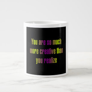 Ermutigungszitat # 282 Jumbo-Tasse