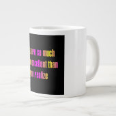 Ermutigungszitat # 286 Jumbo-Tasse (Vorderseite Rechts)