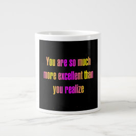 Ermutigungszitat # 286 Jumbo-Tasse