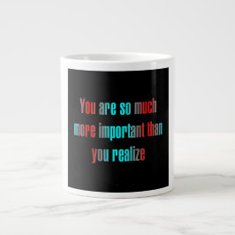 Ermutigungszitat # 290 Jumbo-Tasse