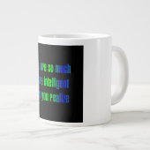 Ermutigungszitat # 293 Jumbo-Tasse (Vorderseite Rechts)