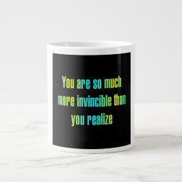 Ermutigungszitat # 294 Jumbo-Tasse