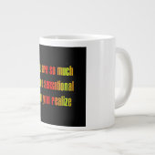 Ermutigungszitat # 307 Jumbo-Tasse (Vorderseite Rechts)
