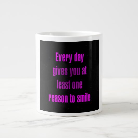 Ermutigungszitat # 30 Jumbo-Tasse (Vorderseite)