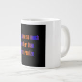 Ermutigungszitat # 314 Jumbo-Tasse (Vorderseite Rechts)