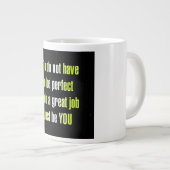 Ermutigungszitat # 324 Jumbo-Tasse (Vorderseite Rechts)