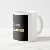 Ermutigungszitat # 328 Jumbo-Tasse (Vorderseite Rechts)