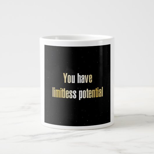 Ermutigungszitat # 328 Jumbo-Tasse (Vorderseite)