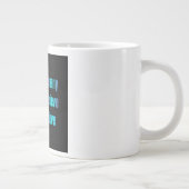 Ermutigungszitat # 333 Jumbo-Tasse (Rechts)