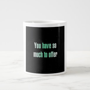 Ermutigungszitat # 335 Jumbo-Tasse
