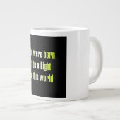 Ermutigungszitat # 341 Jumbo-Tasse (Vorderseite Rechts)