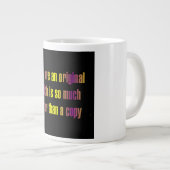 Ermutigungszitat # 360 Jumbo-Tasse (Vorderseite Rechts)