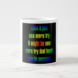Ermutigungszitat # 37 Jumbo-Tasse