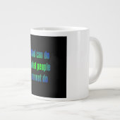 Ermutigungszitat # 39 Jumbo-Tasse (Vorderseite Rechts)