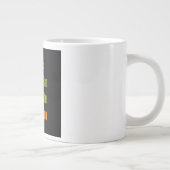 Ermutigungszitat # 45 Jumbo-Tasse (Rechts)