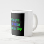 Ermutigungszitat # 49 Jumbo-Tasse (Vorderseite Rechts)