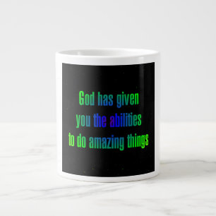Ermutigungszitat # 49 Jumbo-Tasse
