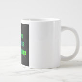 Ermutigungszitat # 49 Jumbo-Tasse (Rechts)