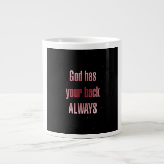 Ermutigungszitat # 50 Jumbo-Tasse (Vorderseite)
