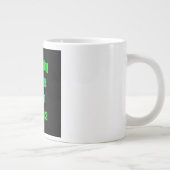 Ermutigungszitat # 54 Jumbo-Tasse (Rechts)
