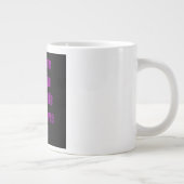 Ermutigungszitat # 59 Jumbo-Tasse (Rechts)