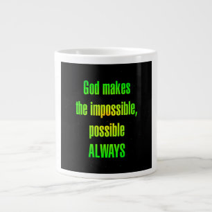 Ermutigungszitat # 69 Jumbo-Tasse