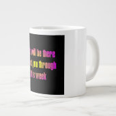 Ermutigungszitat # 75 Jumbo-Tasse (Vorderseite Rechts)