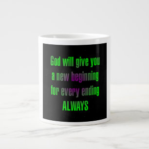 Ermutigungszitat # 78 Jumbo-Tasse