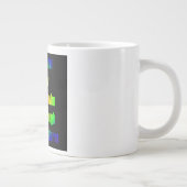 Ermutigungszitat # 7 Jumbo-Tasse (Rechts)