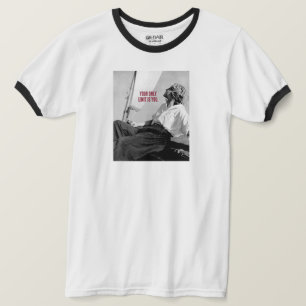 Ermutigungszitat Weiblicher Segler Vintage-Foto T-Shirt