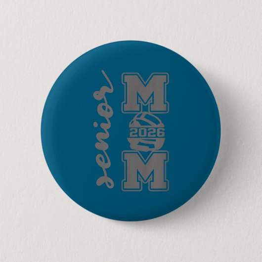 Ermutternde Mutter 2026 Ringkämpfer stolzer Eltern Button (Vorderseite)