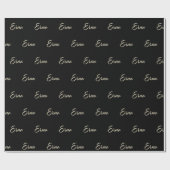 Erna white gold Handwriting Geschenkpapier (Flach)