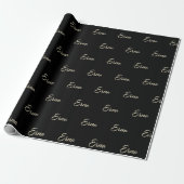 Erna white gold Handwriting Geschenkpapier (Ungerollt)