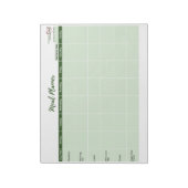 Ernähren Sie Ihr Soul wöchentlich Mahlzeiten Plane Notizblock (Rotiert)