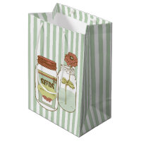 Ernähren Sie Maurerglas und -Blume giftbag